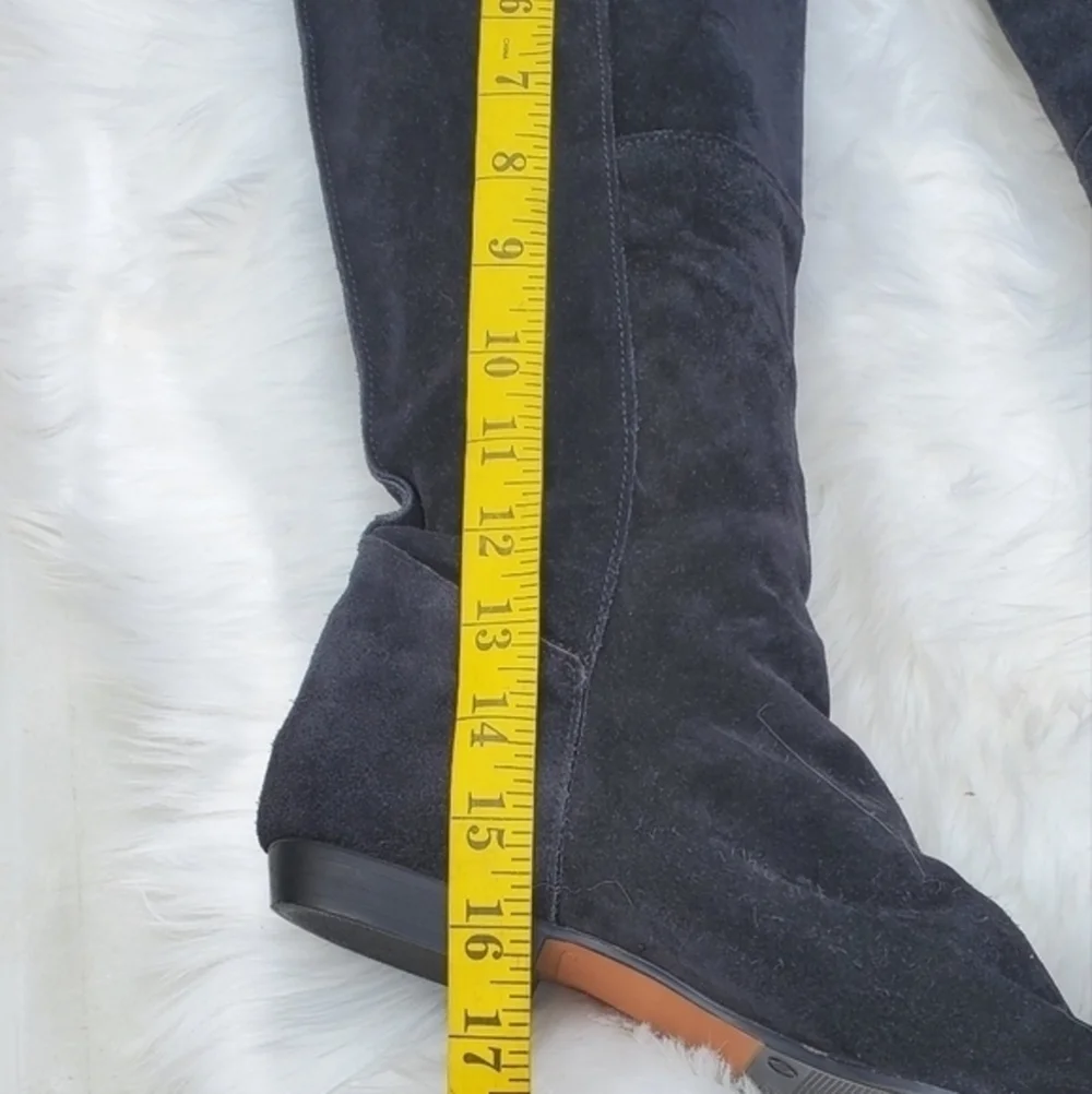 Vintage Suede Slouch Boots 8.5‎